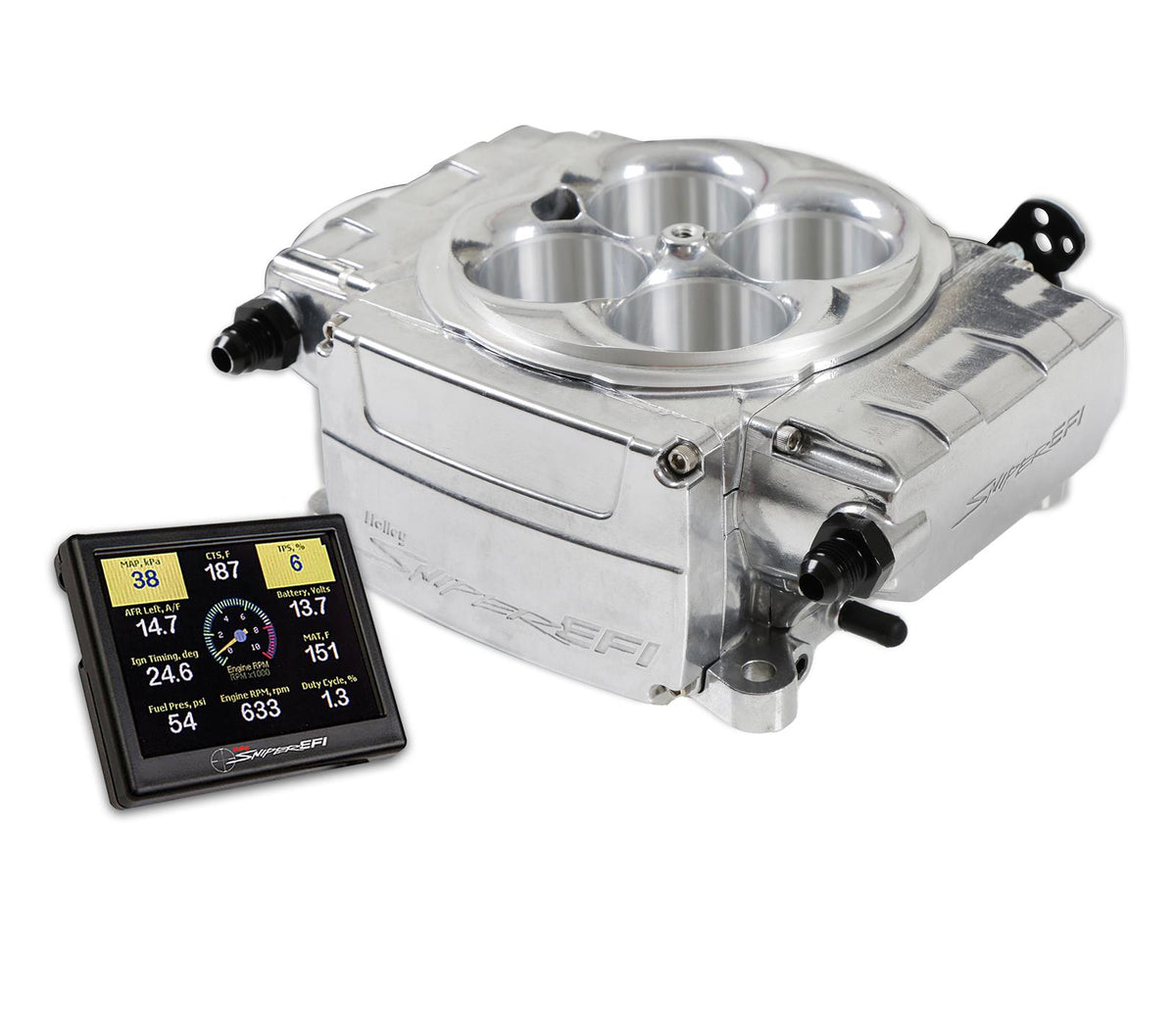 Holley Sniper 2 EFI Fuel Injection System – 650 HP Base Kit (550-510-3XX)